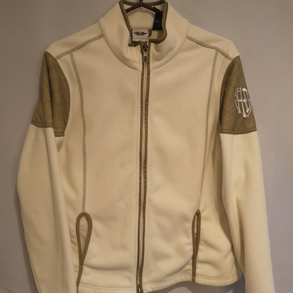 Harley-Davidson Ladies Size Large Full Zip Fleece Jacket